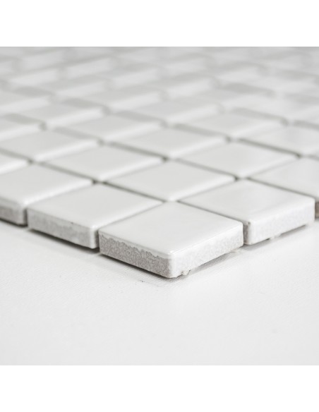 Vit Blank Klinker Mosaik | Ekosten.se