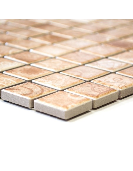 Beige Retro Klinkermosaik | Ekosten.se