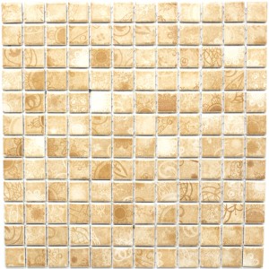 Beige Retro Klinkermosaik | Ekosten.se