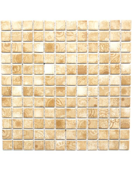 Beige Retro Klinkermosaik | Ekosten.se