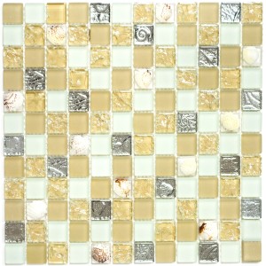 Kristallmosaik Mussla Beige Freeze Mix | Ekosten.se
