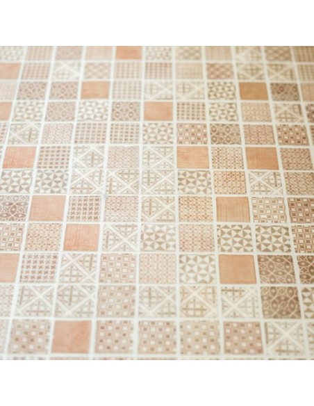 Mosaik ECO Patchwork Brun | Ekosten.se