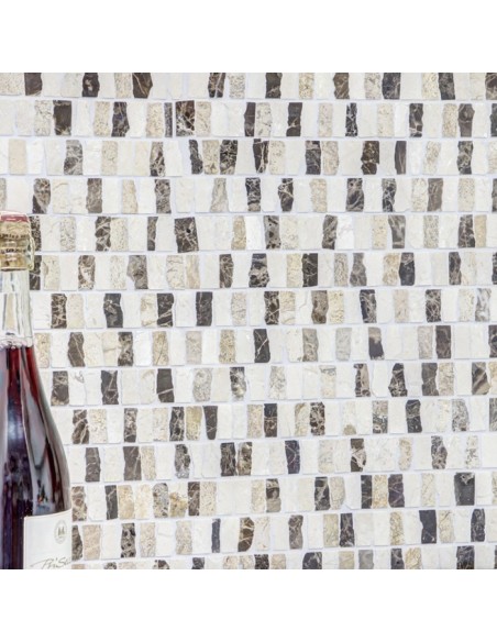 Marmor Brickmosaik Beige Creme  | Ekosten.se
