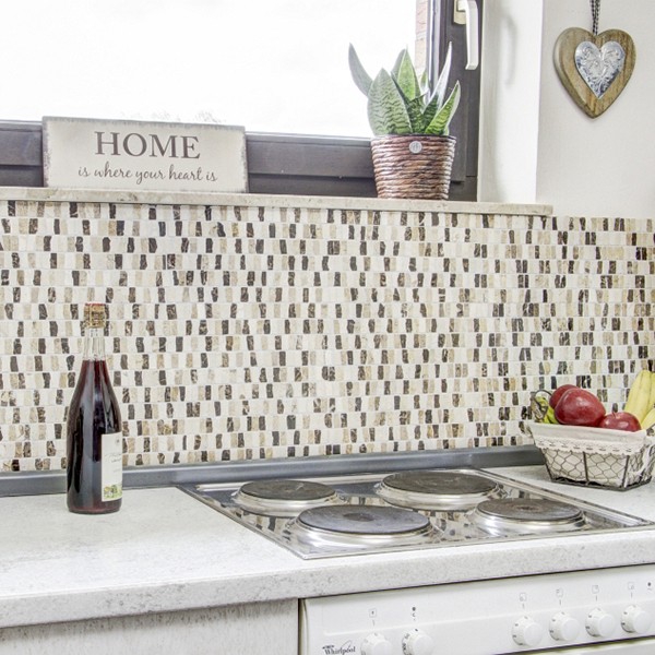 Marmor Brickmosaik Beige Creme  | Ekosten.se