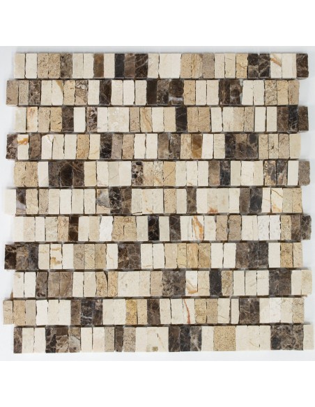Marmor Brickmosaik Beige Creme  | Ekosten.se