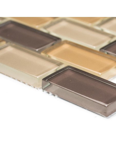 Kristall Brickmosaik Brun Mix | Ekosten.se