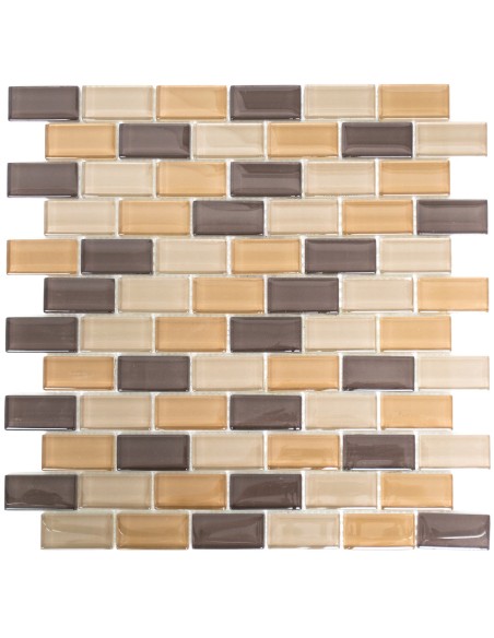 Kristall Brickmosaik Brun Mix | Ekosten.se