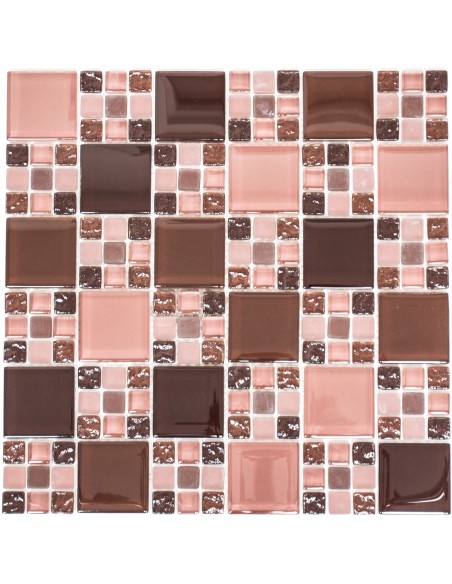 Kombi Mosaik Kristall Bordeaux Mix | Ekosten.se
