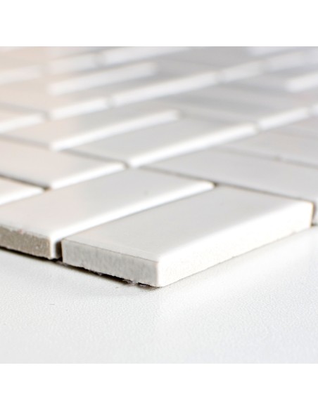 Mosaik Keramik Väderkvarn Vit Blank | Ekosten.se