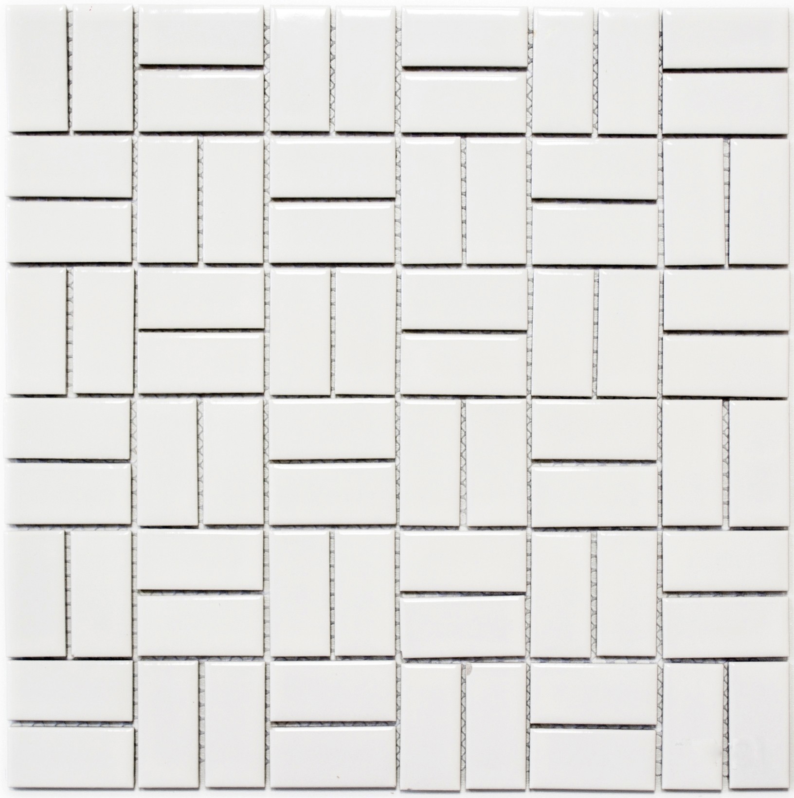 Mosaik Keramik Väderkvarn Vit Blank | Ekosten.se