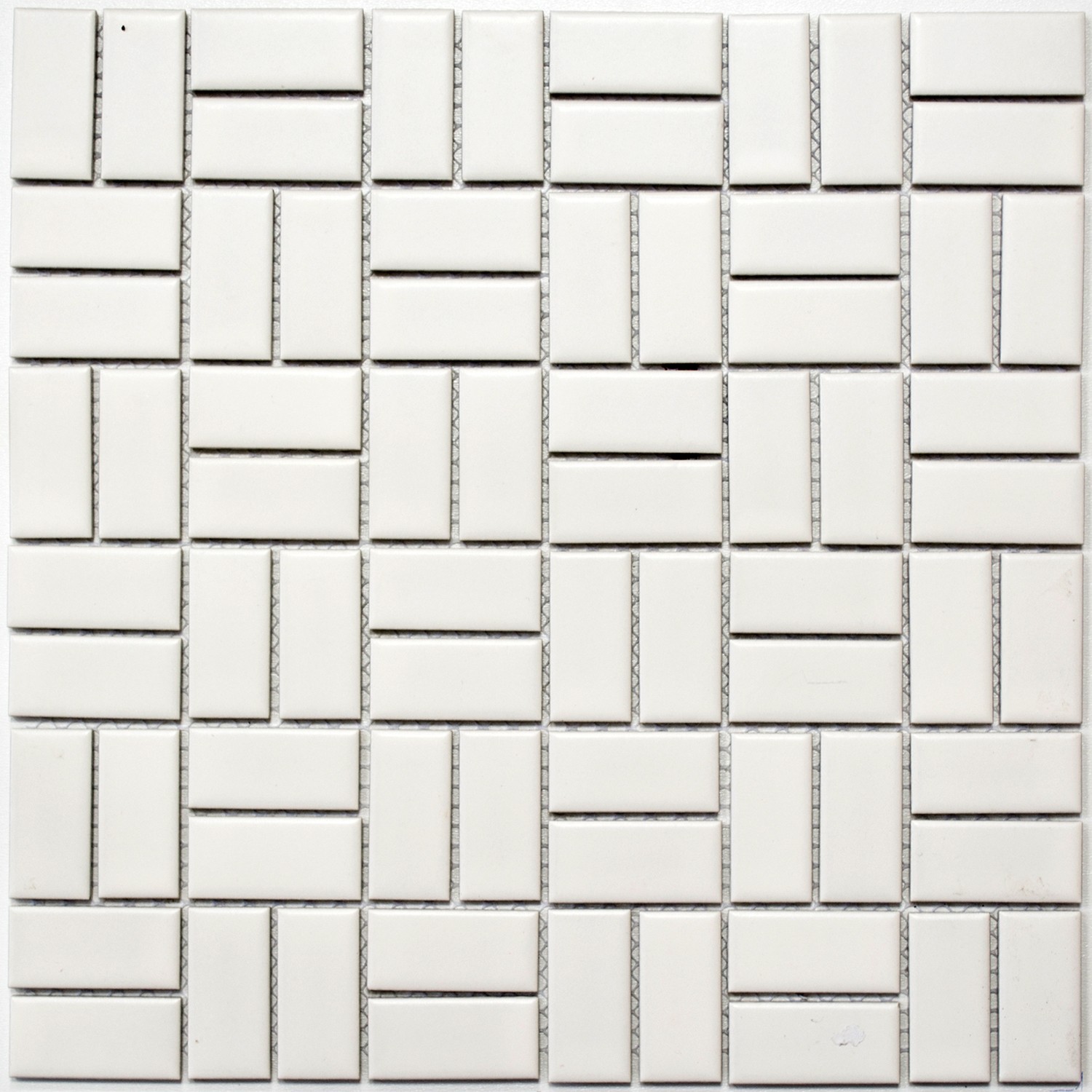 Klinker Mosaik Väderkvarn Vit Matt