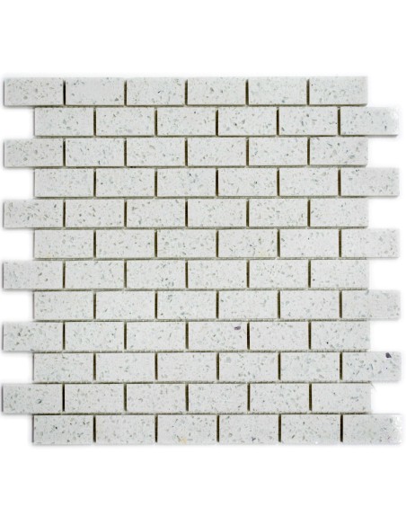Komposit Brickmosaik Murförband Vit | Ekosten.se