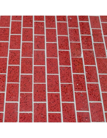 Komposit Brickmosaik Murförband Röd | Ekosten.se