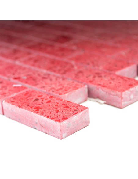 Komposit Brickmosaik Murförband Röd | Ekosten.se