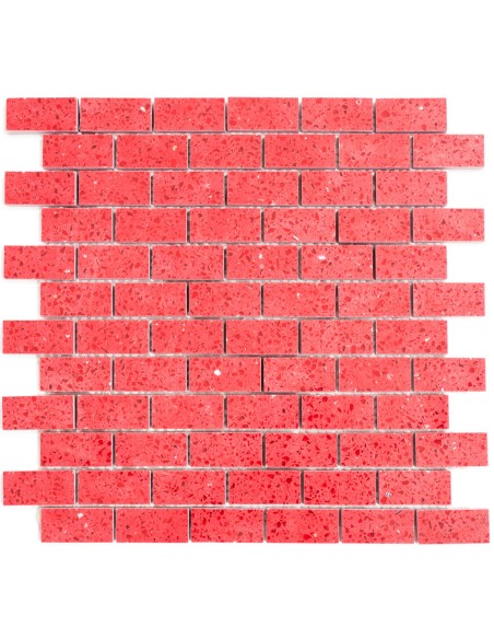 Komposit Brickmosaik Murförband Röd | Ekosten.se