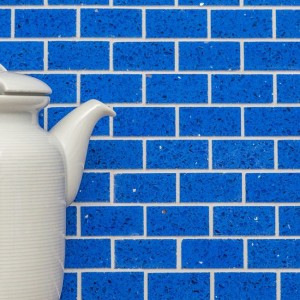 Komposit Brickmosaik Murförband Blå | Ekosten.se