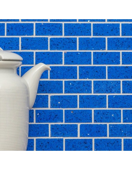 Komposit Brickmosaik Murförband Blå | Ekosten.se