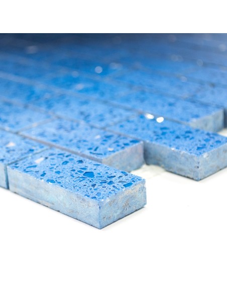 Komposit Brickmosaik Murförband Blå | Ekosten.se