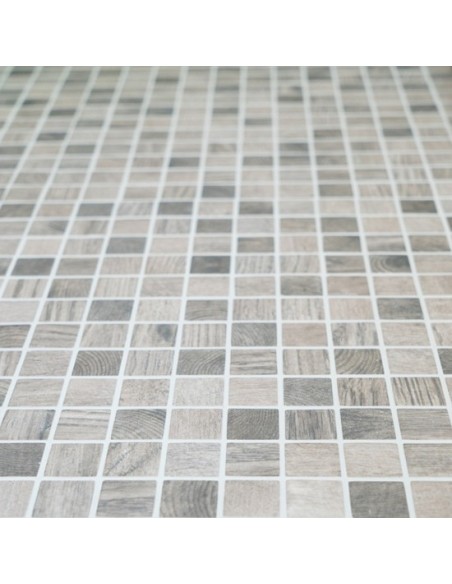 Wood Glasmosaik Träoptik Grå Beige Mix | Ekosten.se
