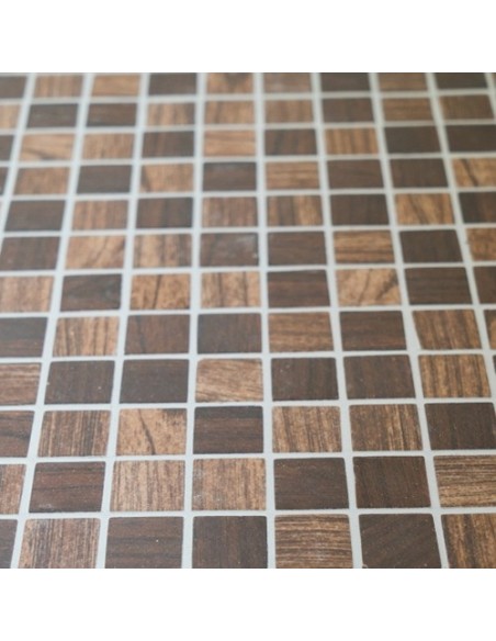 Wood Mosaik Glas Träoptik Brun Mix | Ekosten.se