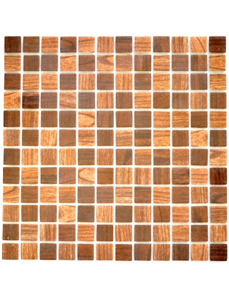 Wood Mosaik Glas Träoptik Brun Mix | Ekosten.se