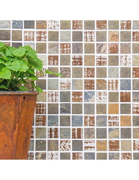 Rustik Mosaik Kristall Skiffer | Ekosten.se