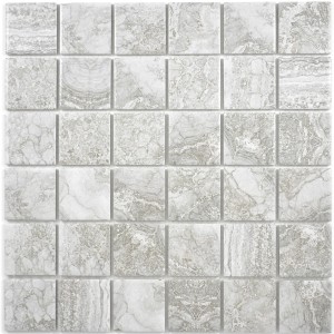 Klinkermosaik Marmor Optik Grå