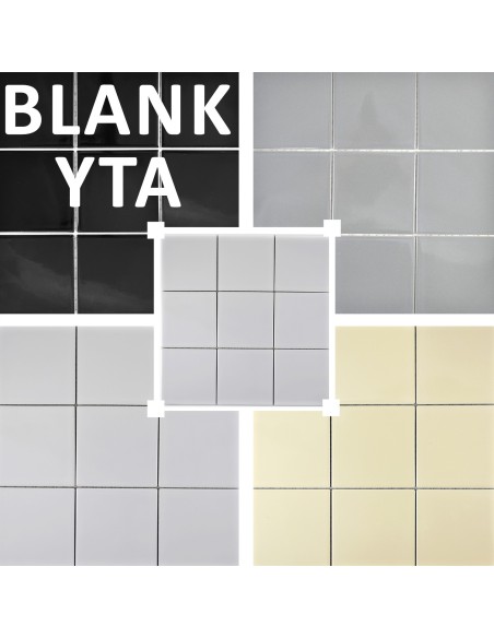Svart Klinker Mosaik Blank | Ekosten.se