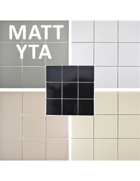 Svart Klinkermosaik Matt | Ekosten.se