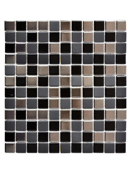 Mosaik Keramik Trinity Svart Silver | Ekosten.se