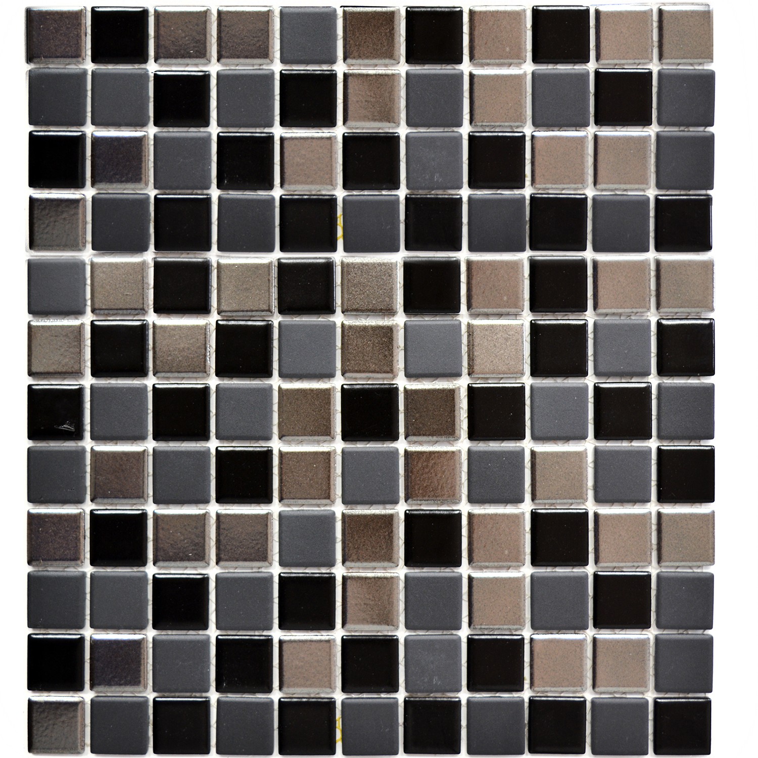Mosaik Keramik Trinity Svart Silver | Ekosten.se