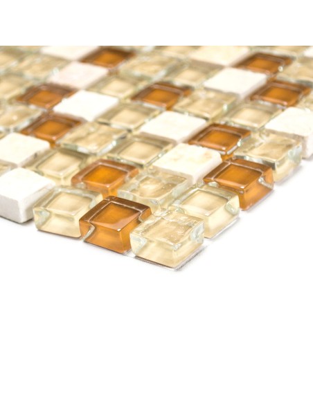 Mosaik Kristall Marmor Beige | Ekosten.se