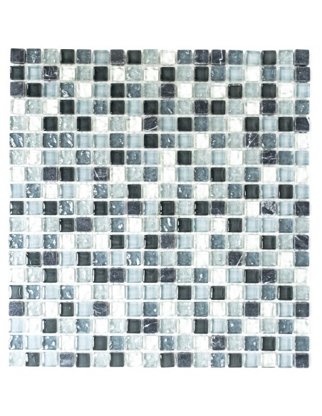 Mosaik Kristall Marmor Vit Grå | Ekosten.se