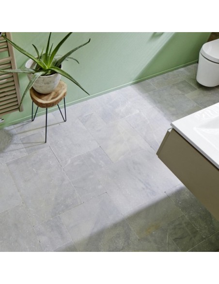 Vit Marmor Ibiza Antik French Pattern | Ekosten.se