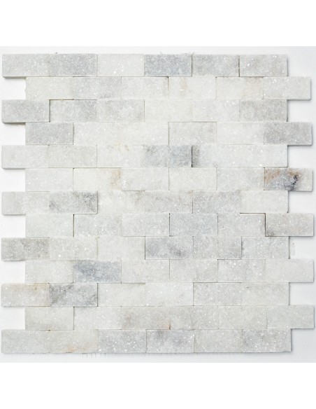 Vit Marmor Mosaik Ibiza Splitface | Ekosten.se