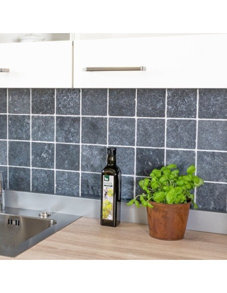 Svart Marmor Natursten Nero Antik 10x10cm | Ekosten.se