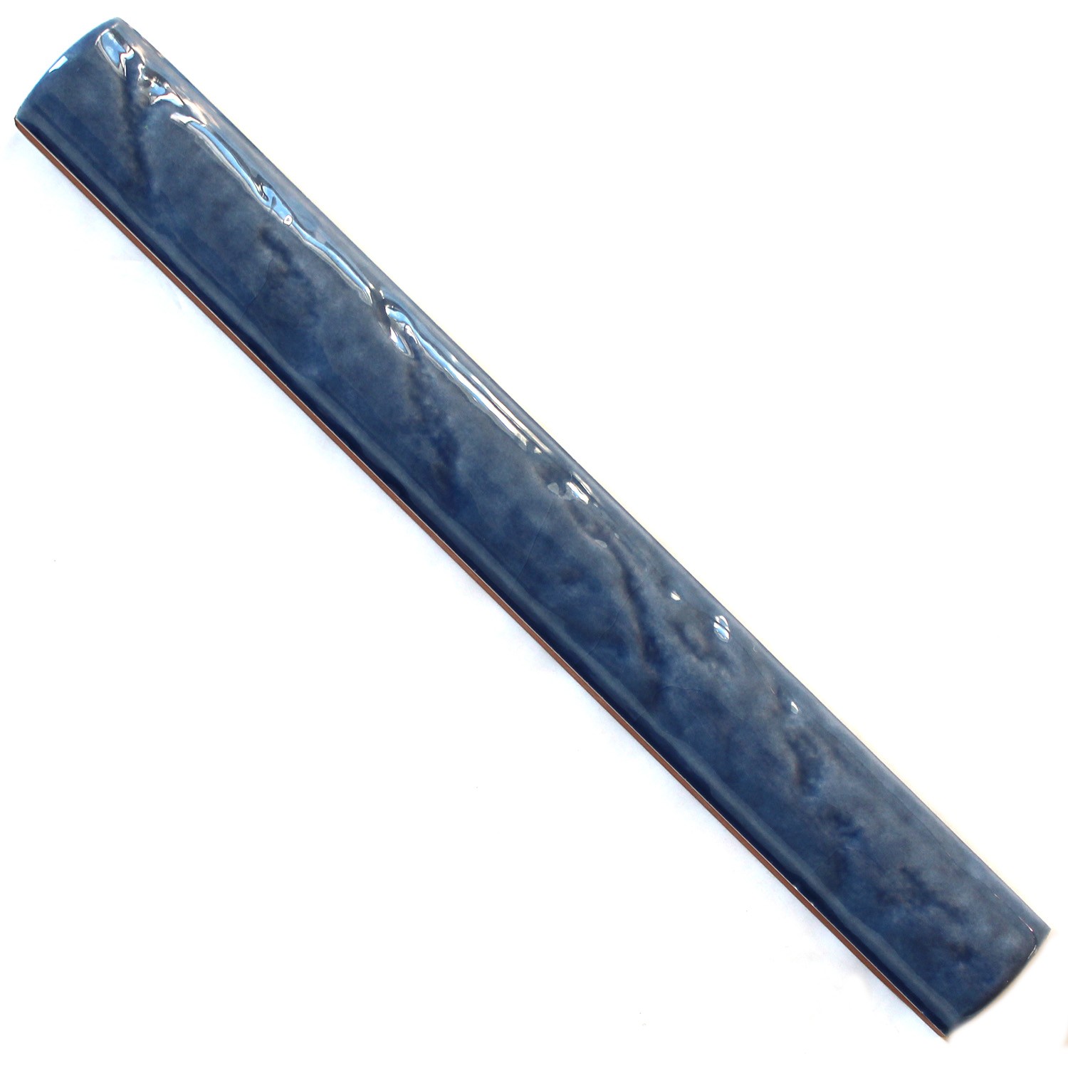 Blå Kakel List Glaserad Yta 26x150mm