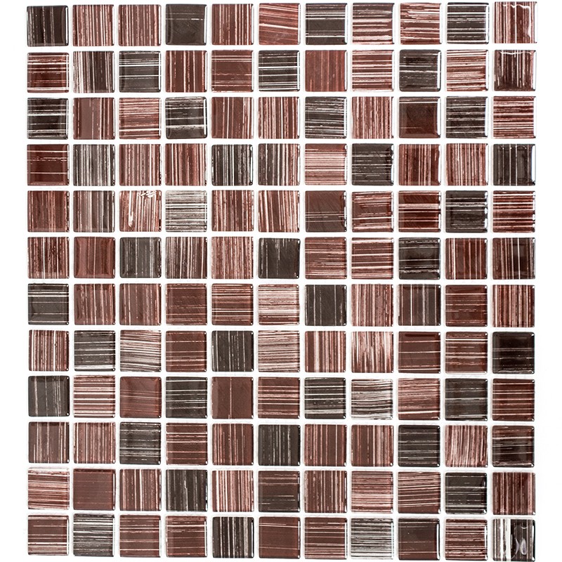 Mosaik Kristall Streck Brun | Ekosten.se